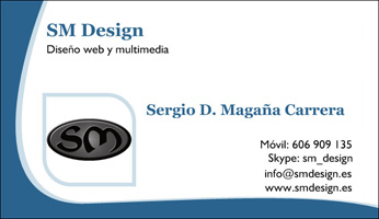 Tarjeta contacto SM Design